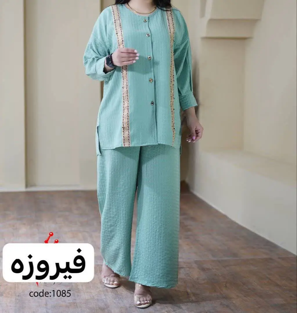 🖋نام: ست مانتو شلوار ملیکا
