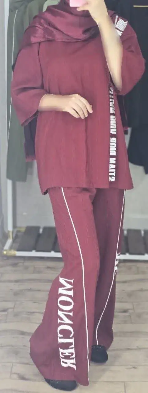 🍃 ست شومیز و شلوار اسپرت
