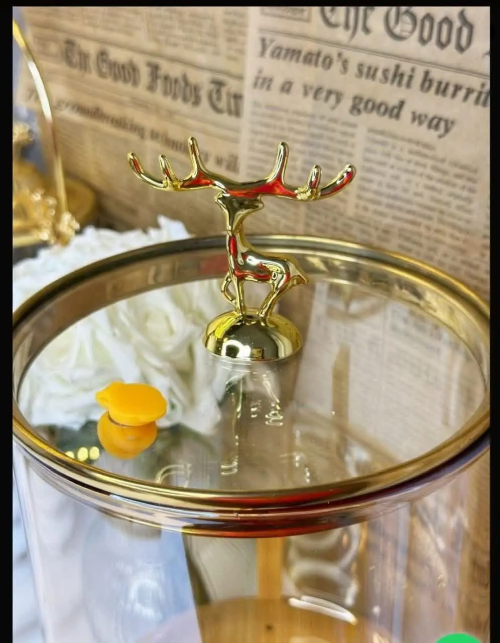 کلمن شامپانی طرح گوزن 
