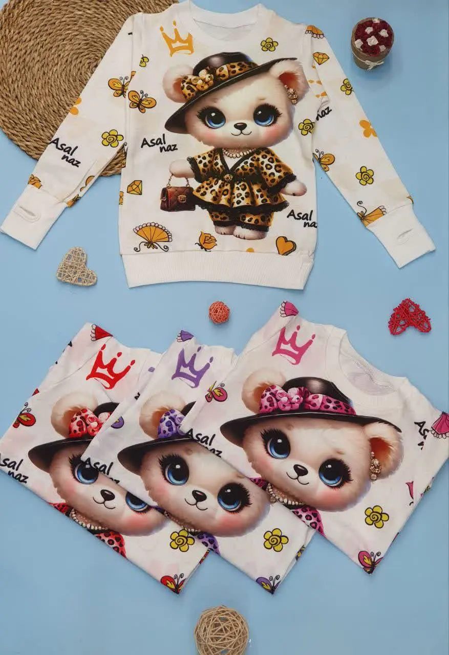 👚بلوز فینگردار پاندا کلاهدار
