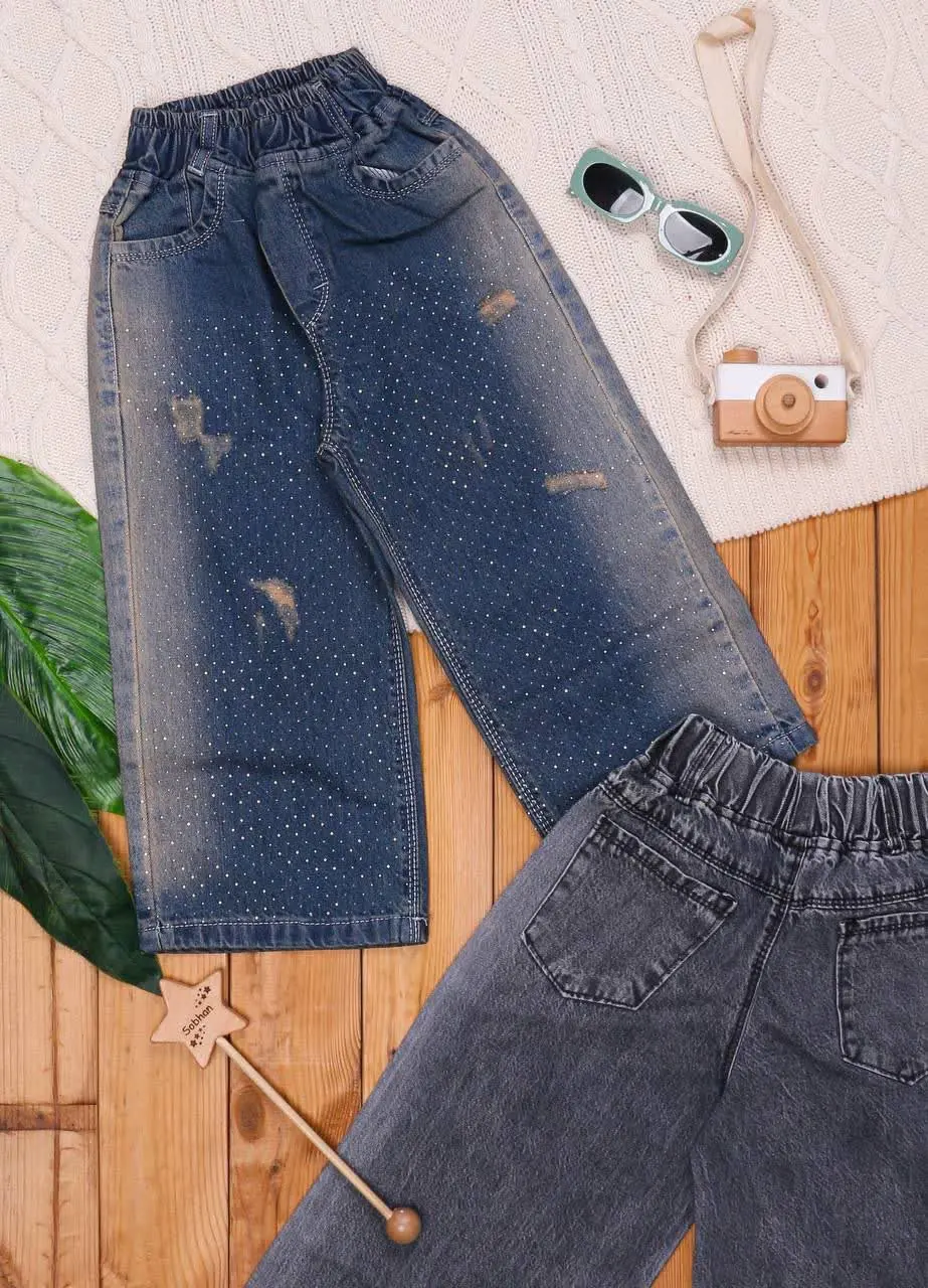 🎄 شلوار لی بگ شافل فول بگ ن...