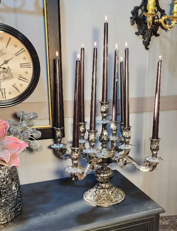 شمعدان ۹ شعله بلک فورتیک 
