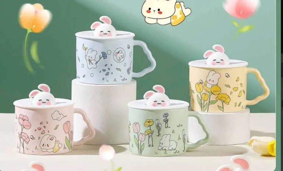 ماگ خرگوش دسته کج
