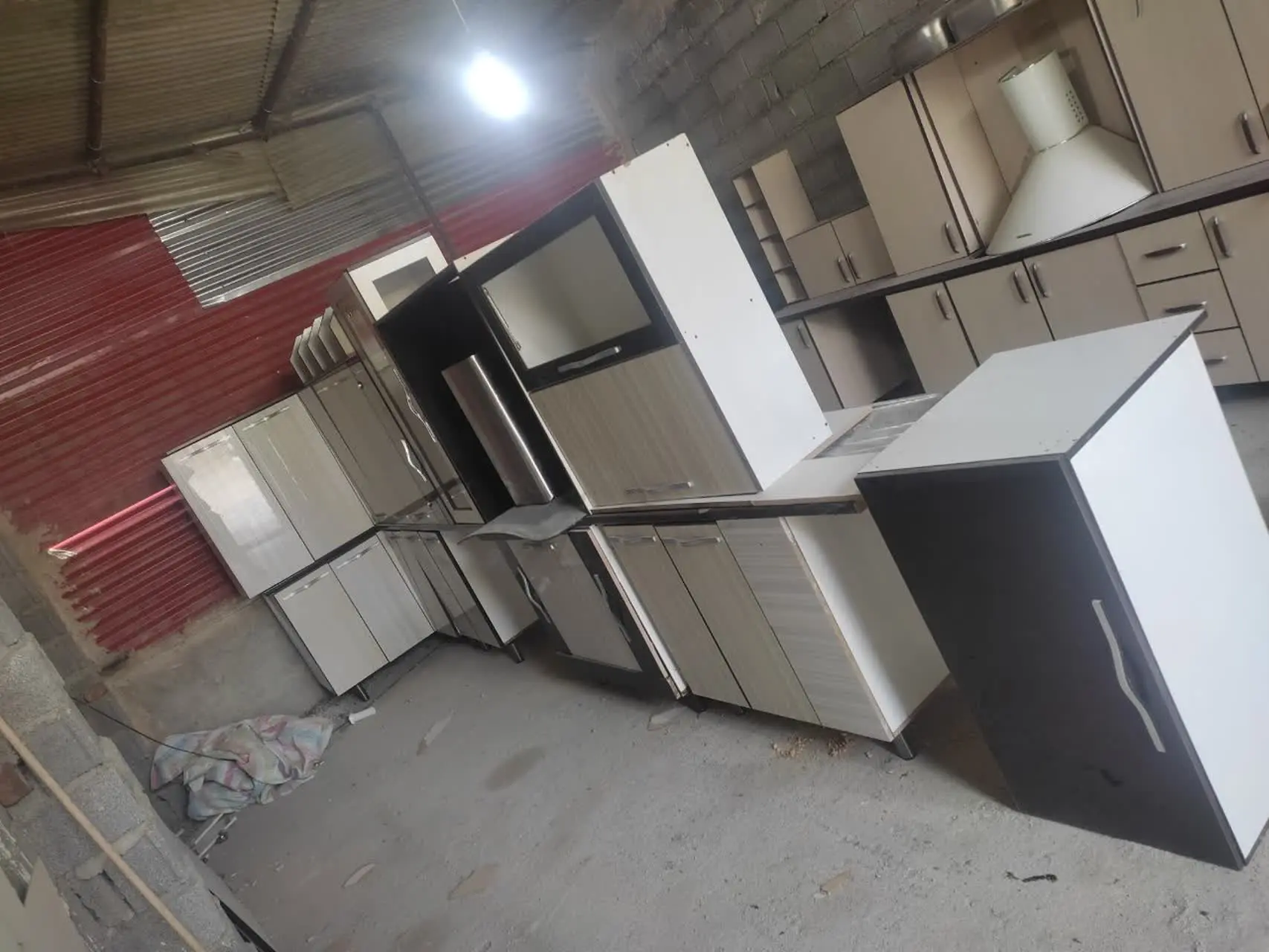 کابینت هایگلاس تمام ام دی آف 
