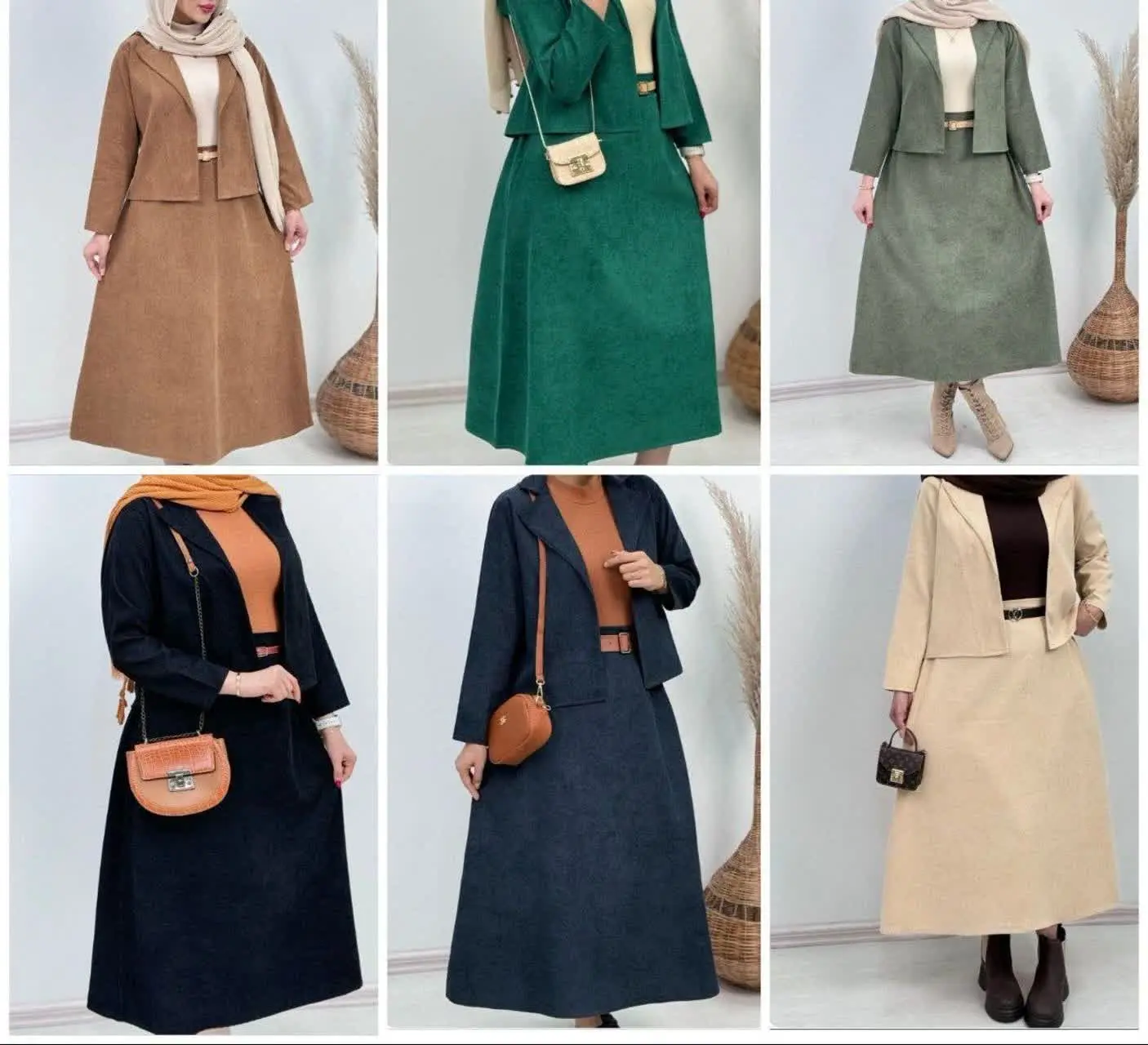 👚نام: ست کت و سارافون مخمل
