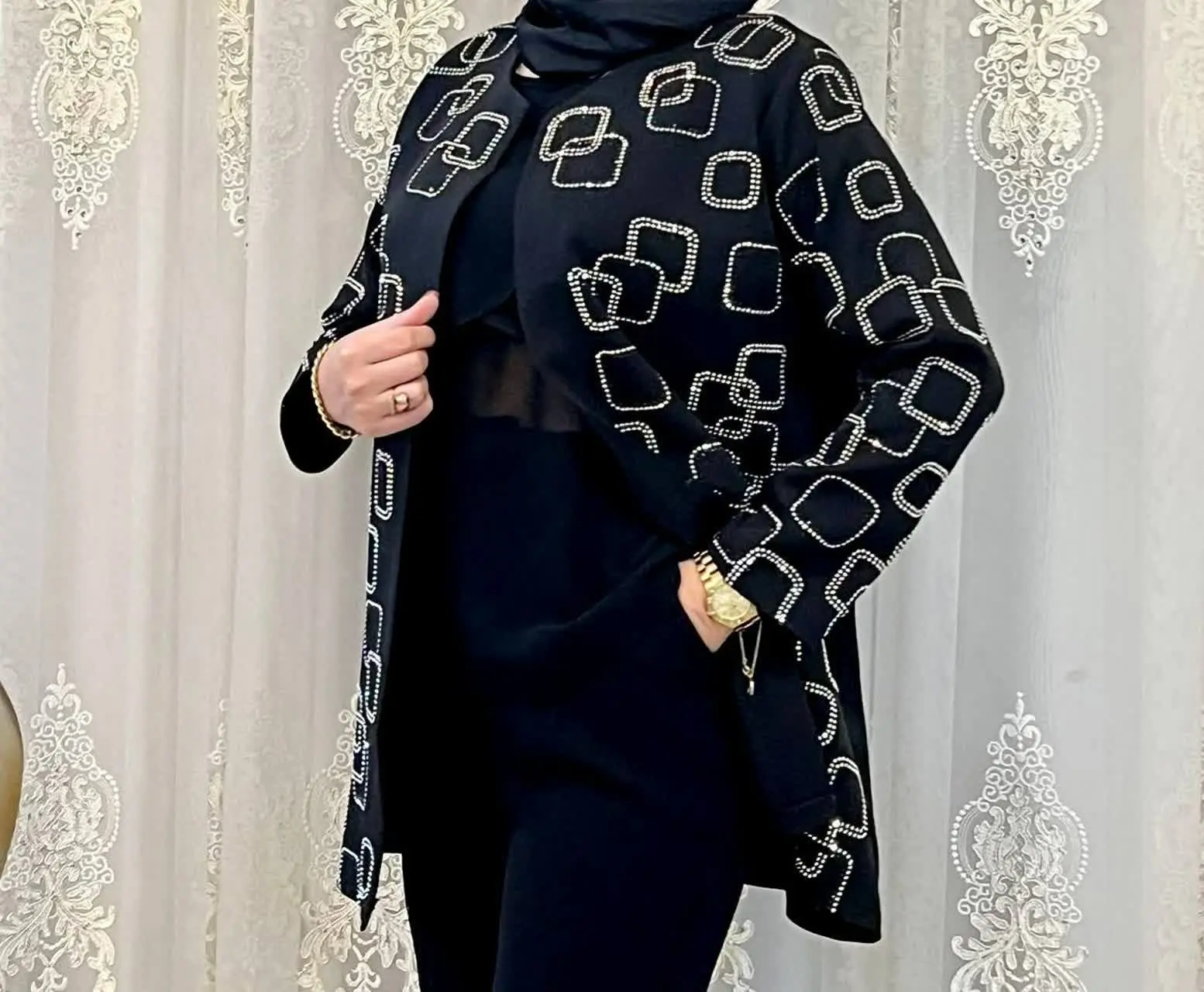 👚نام: مانتو کتی مجلسی مربعی...