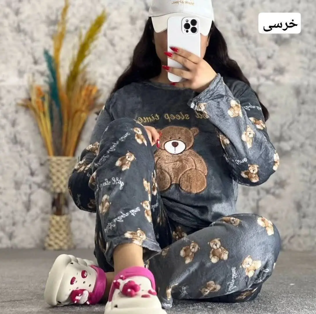 ❤️نام: بلوز و شلوار تدی استیکری ۱۶
