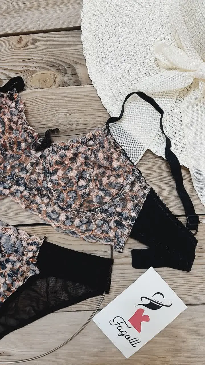 🍀ست تور طرح پلنگی
