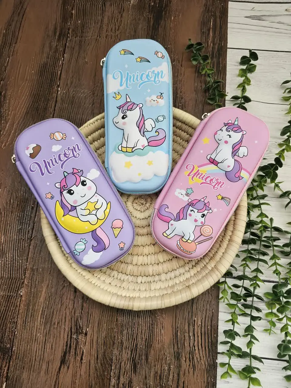 جامدادی دخترانه تک شاخ 
