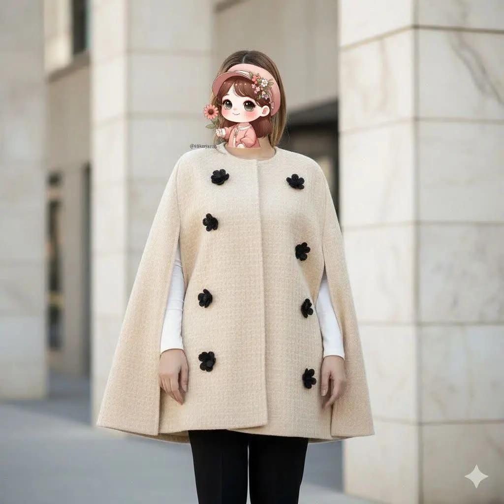 🧵جنس کرم دورس طرحدار درجه یک