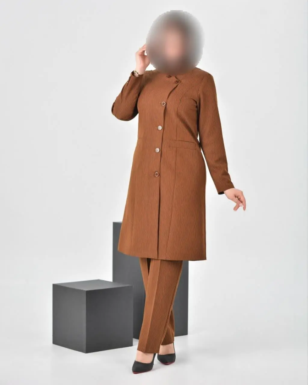 مانتو شلوار اداری پرند