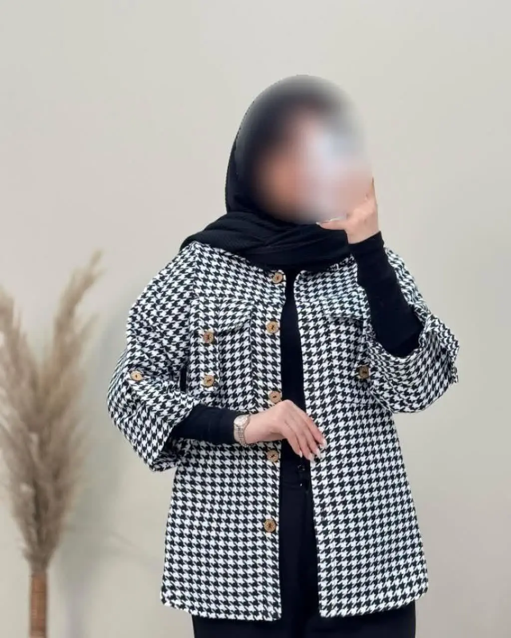 مانتو جیب صلیب پاملا