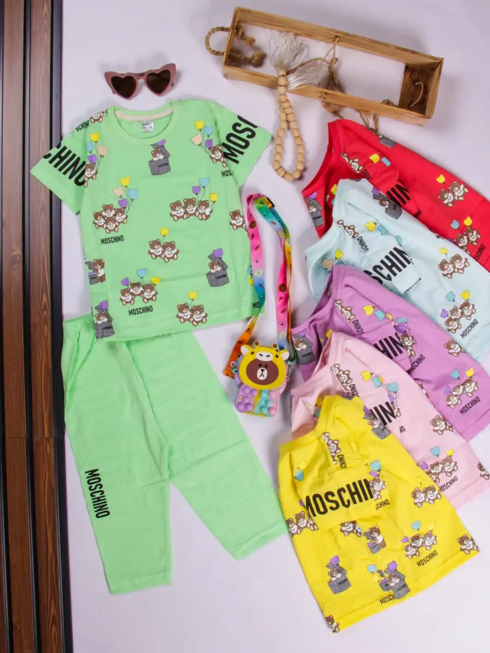 💢تیشرت شلوارک MOSCHINO💢
