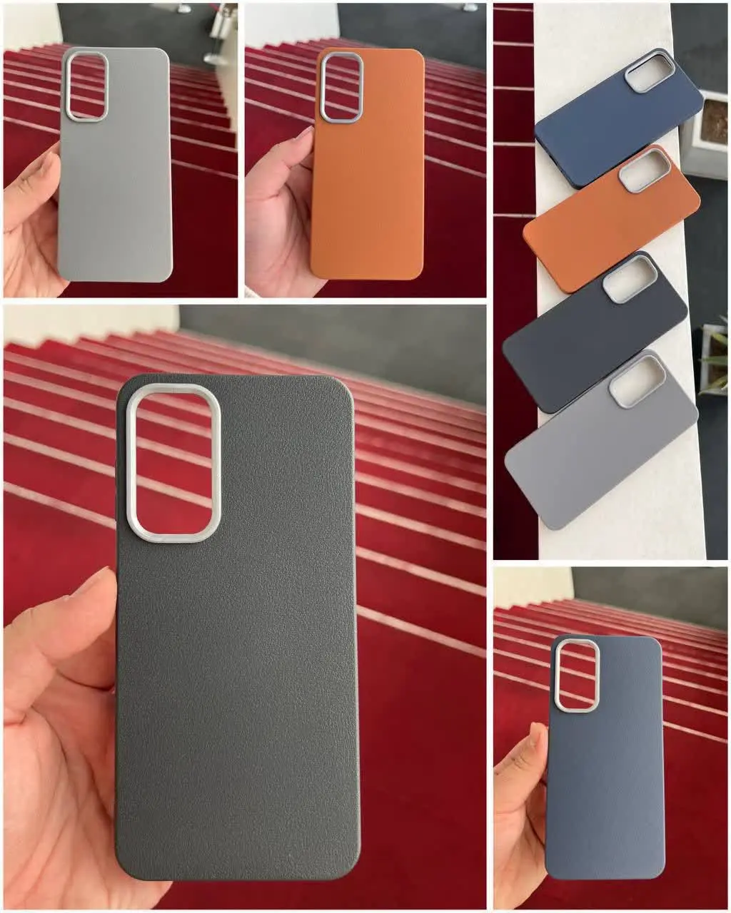 📱مدل قاب: لدر کیس چرمی در چهار تم رنگی مخصوص انواع #سامسونگ #شیائومی #هواوی
