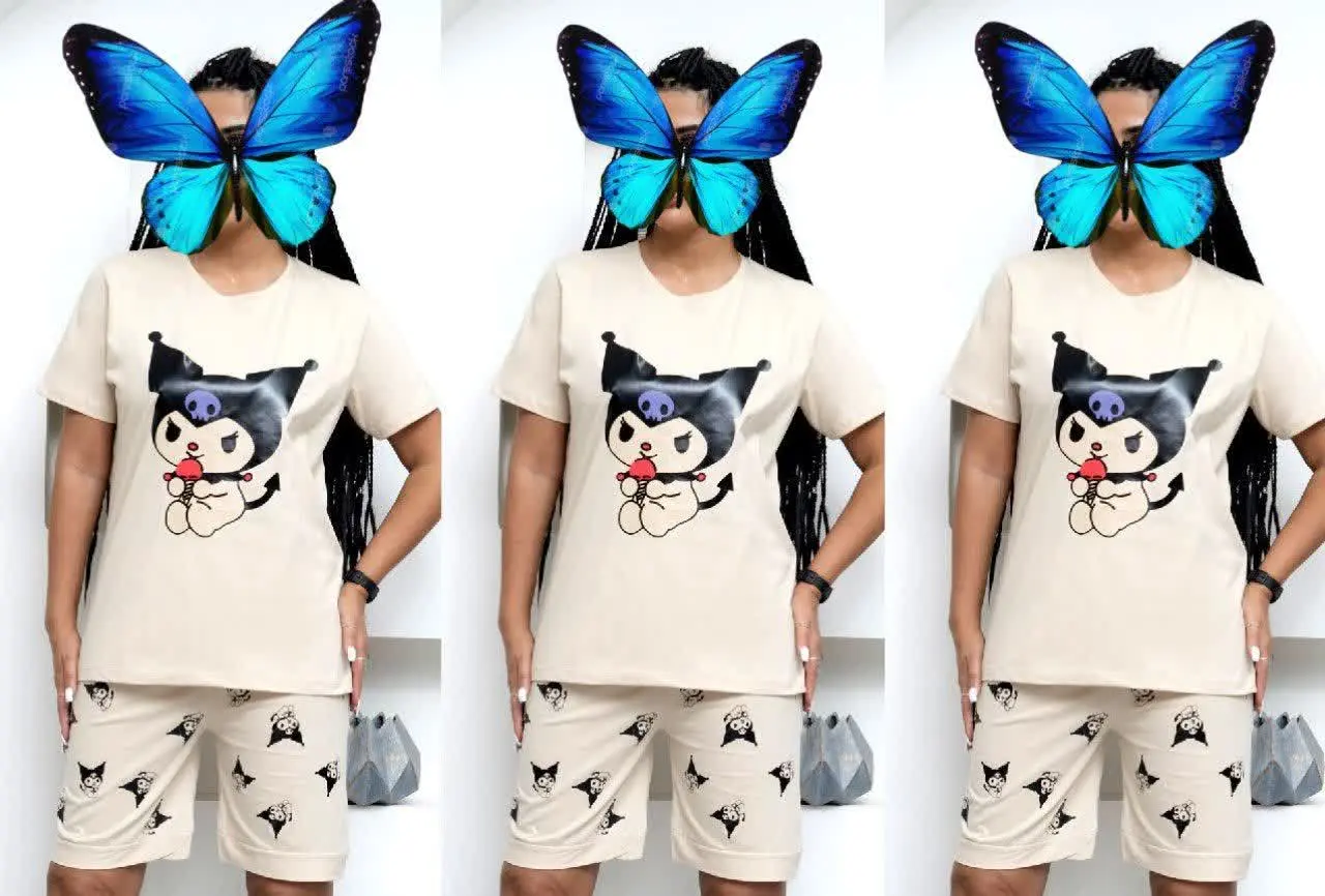  نام: تیشرت شلوارک دخترانه کرومی
