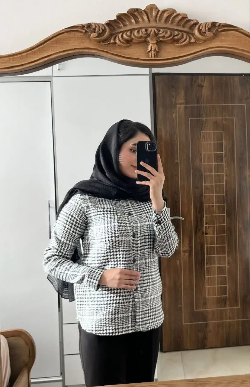 🎄 شومیز کشمیر دکمه ای دخترا...