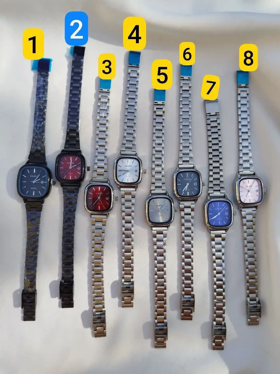 ساعت مچی زنانه کاسیو مستطیل