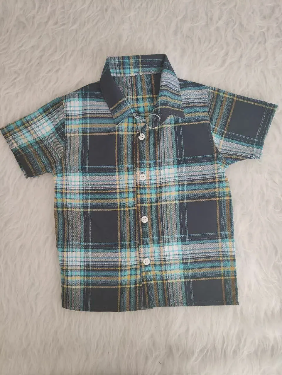 #پیراهن #پسرانه چهارخونه 
