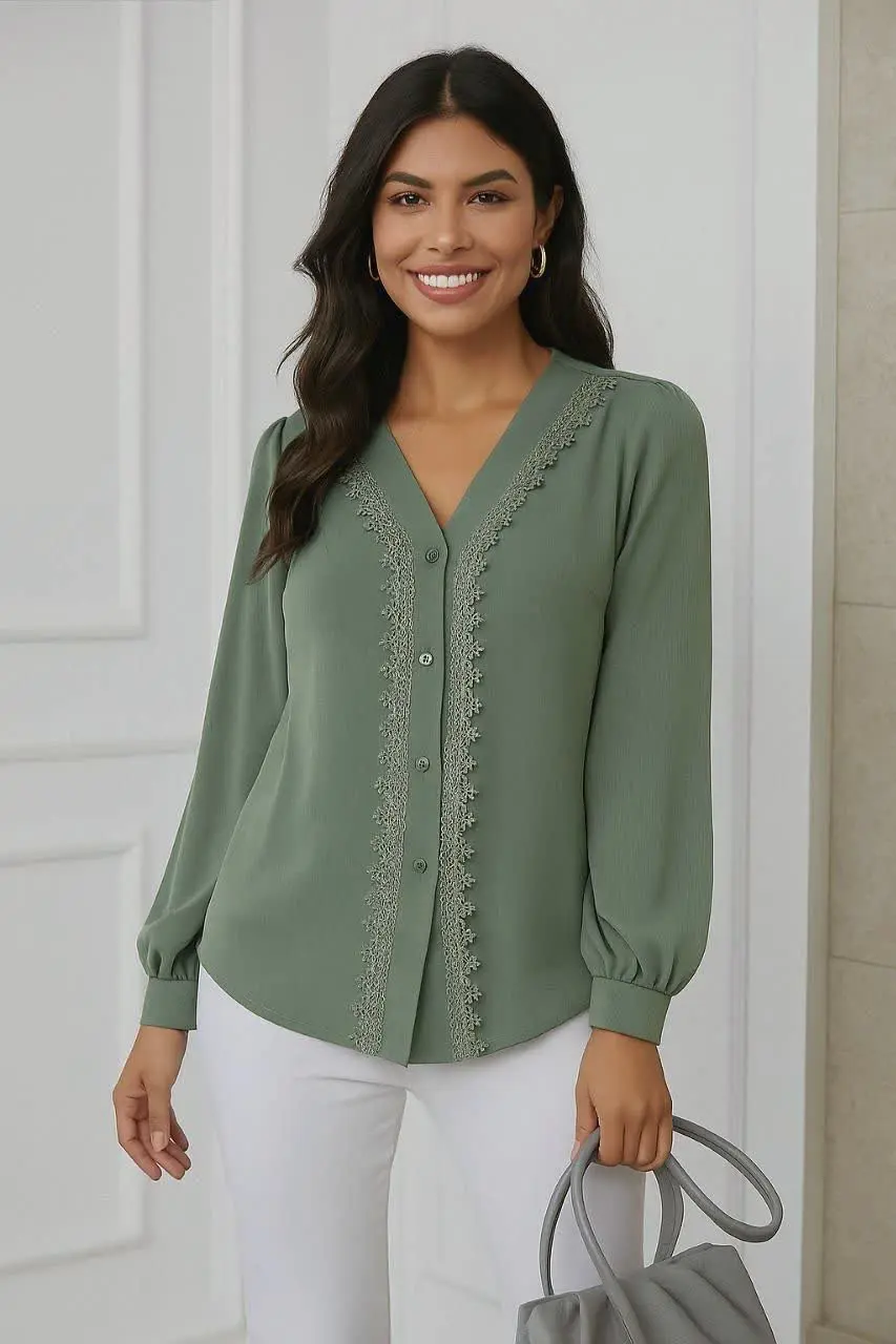 🌼شومیز مجلسی آفتاب (برند سی...