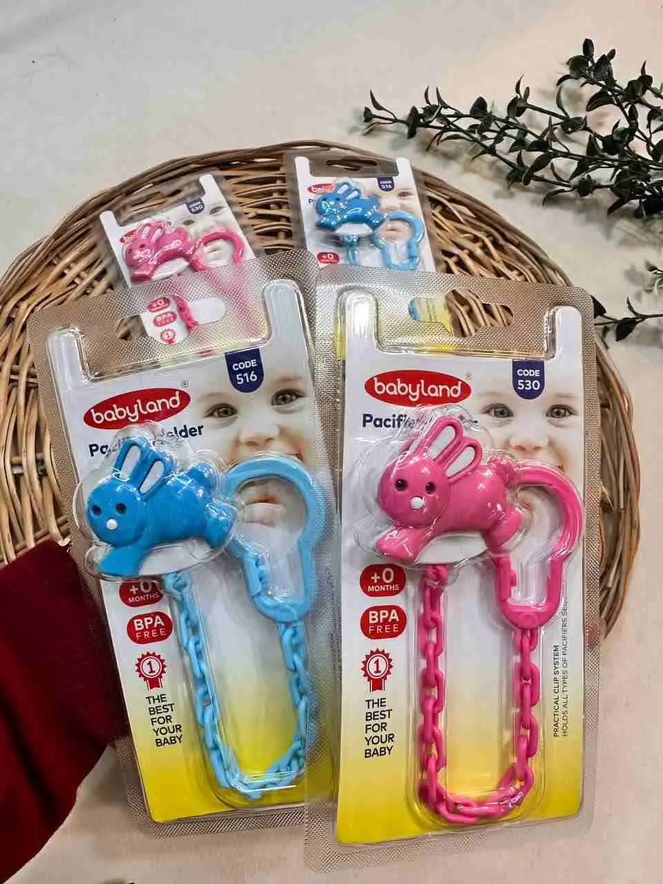 زنجیر پستونک خرگوشی (بی بی لند ۵۱۶ و ۵۳۰) نوزادی کد ۴۱۰۰۷ 
