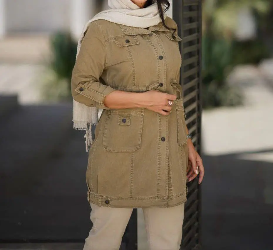 یقه شکاری مدل آرمیلا