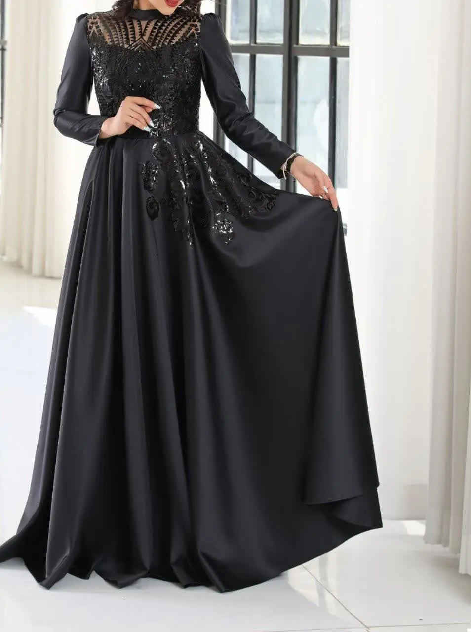 ⚜جنس: پولک ترک و ساتن آمریکایی