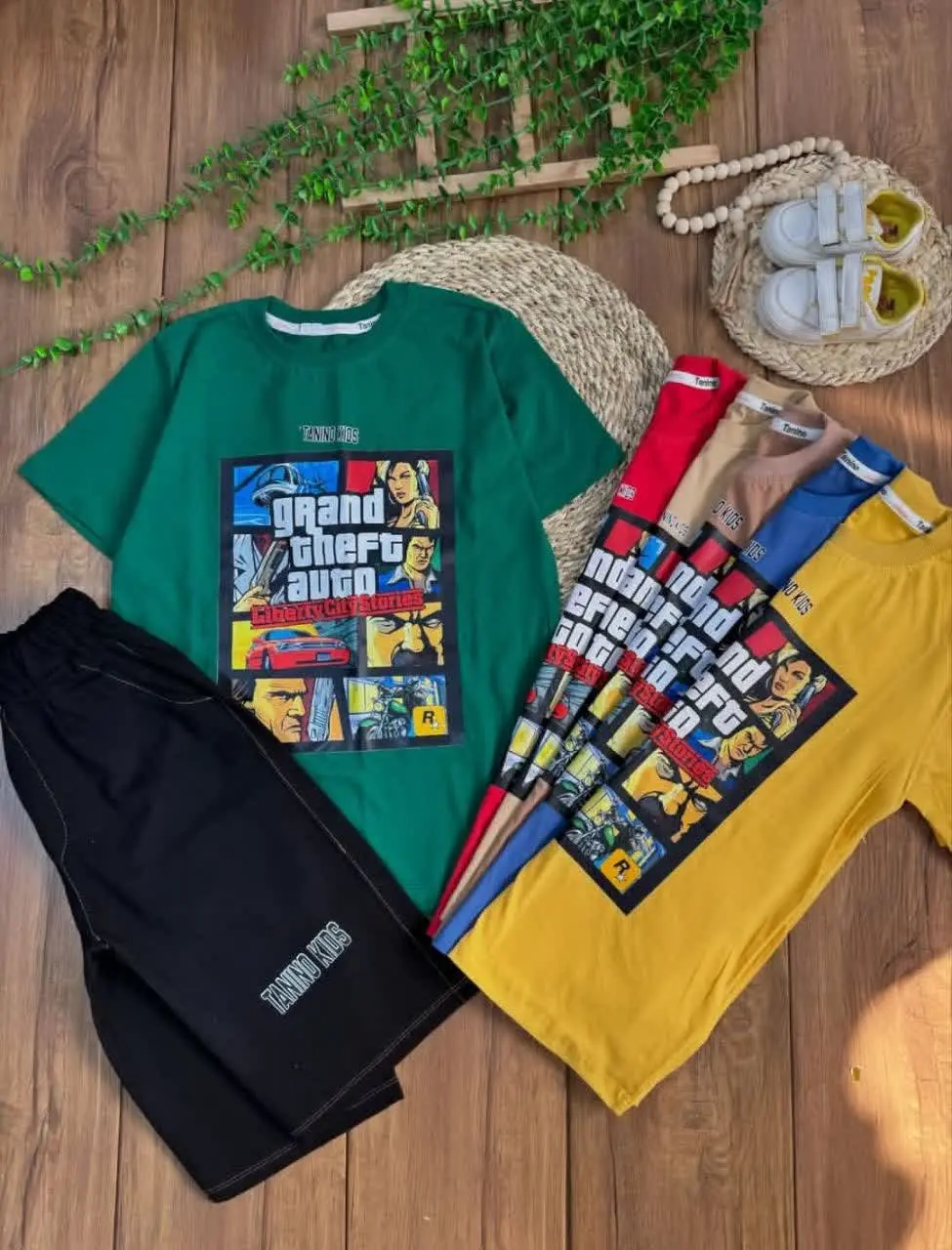 ست تیشرت شلوارک با کیفیت عا...