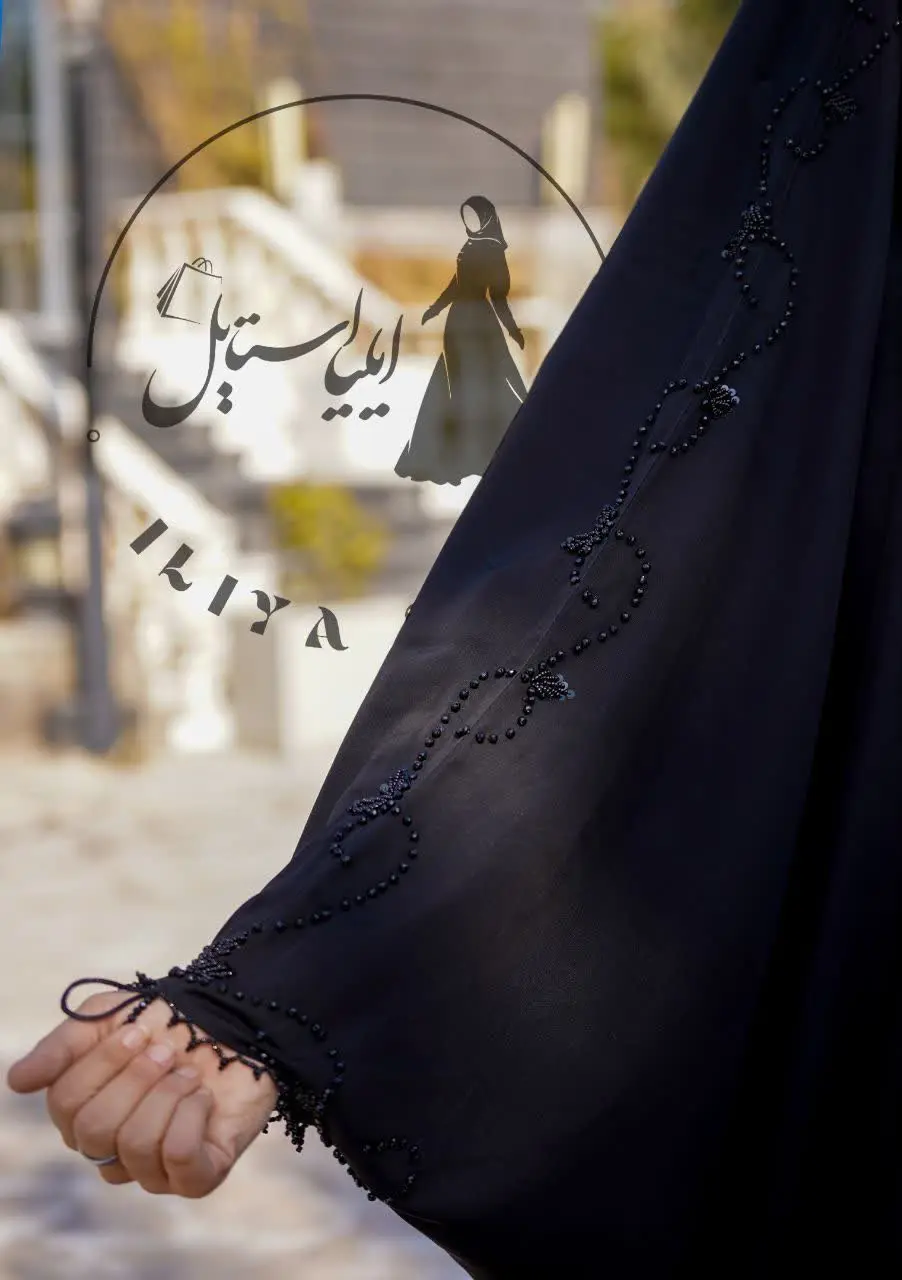 💢 مدل چادر: جده جواهردوزی خطی پلاس 
