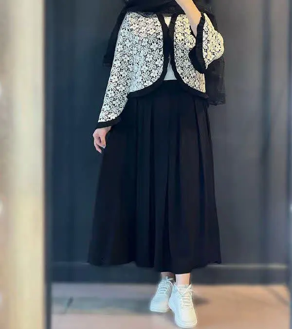 🌷نام: کت و دامن چین چیلا 
