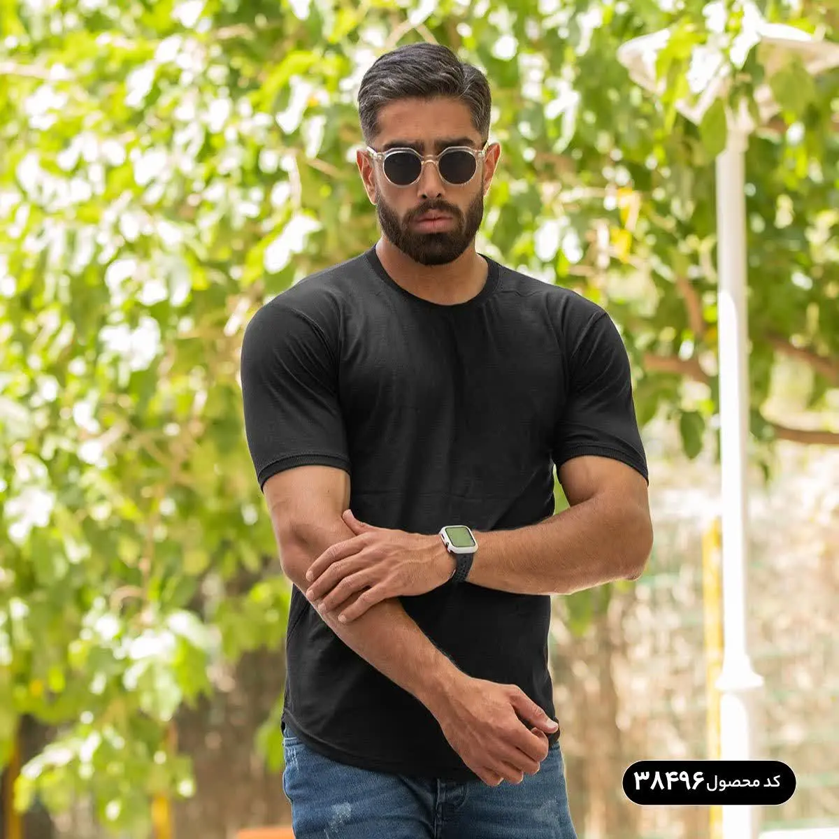 🔺تیشرت مردانه ساده یقه گرد کیان
