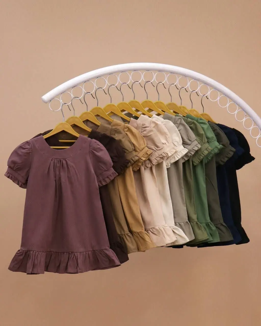 🌸پیراهن دخترانه Linen Life🌸 
