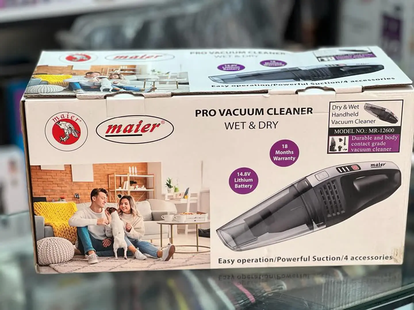 جاروشارژی دسته کوتاه مایر 
