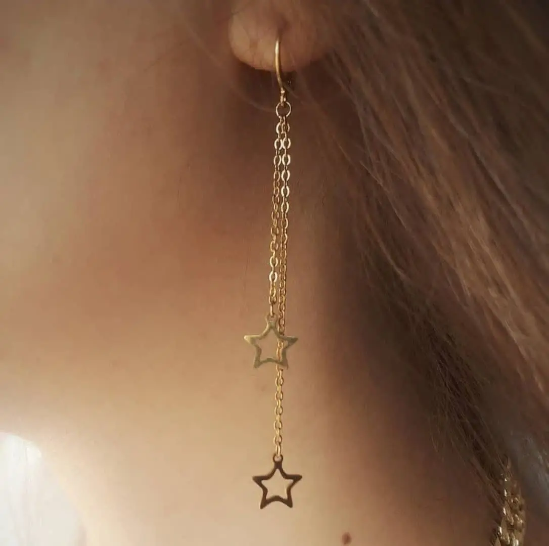 گوشواره آویز ستاره شارژ شد 🤗
