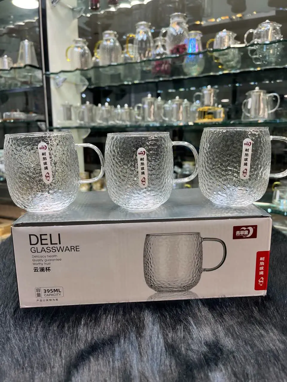 ✨لیوان پیرکس برفی DELI
