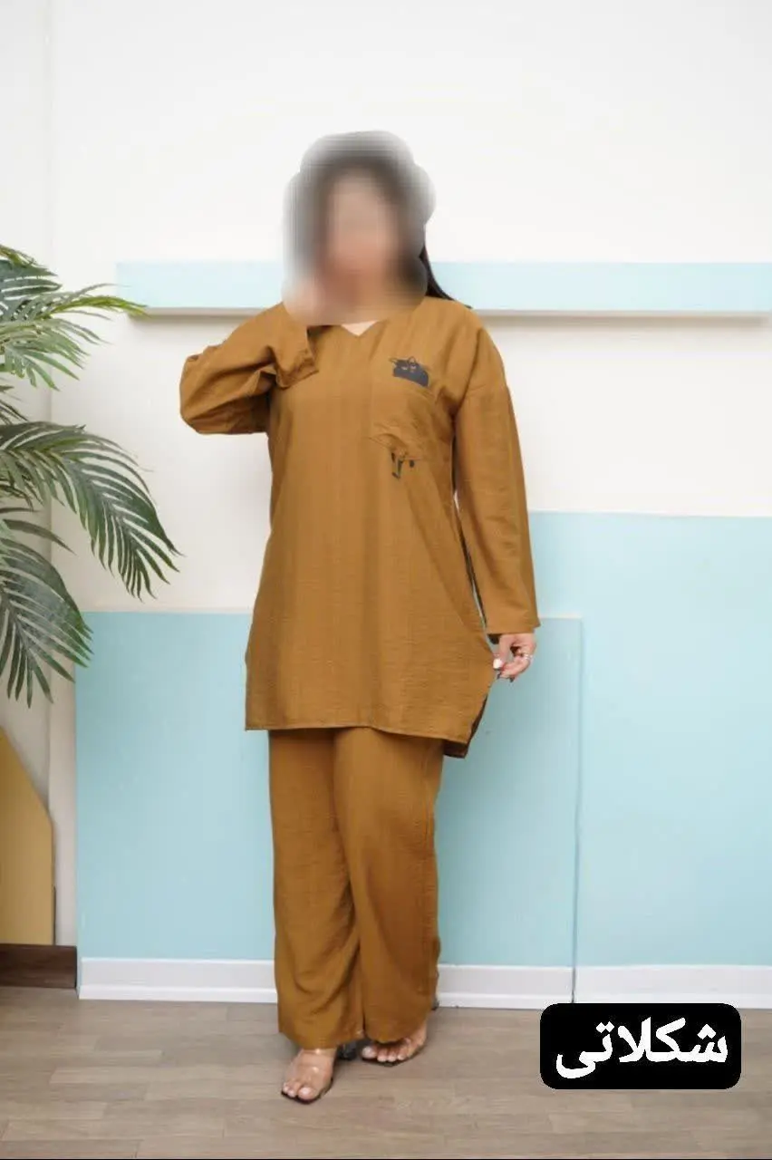 🖋نام: ست تونیک شلوار گربه

