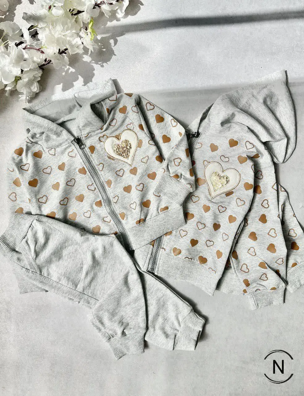 سویشرت شلوار زیبا و اقتصادی👧🏻👒