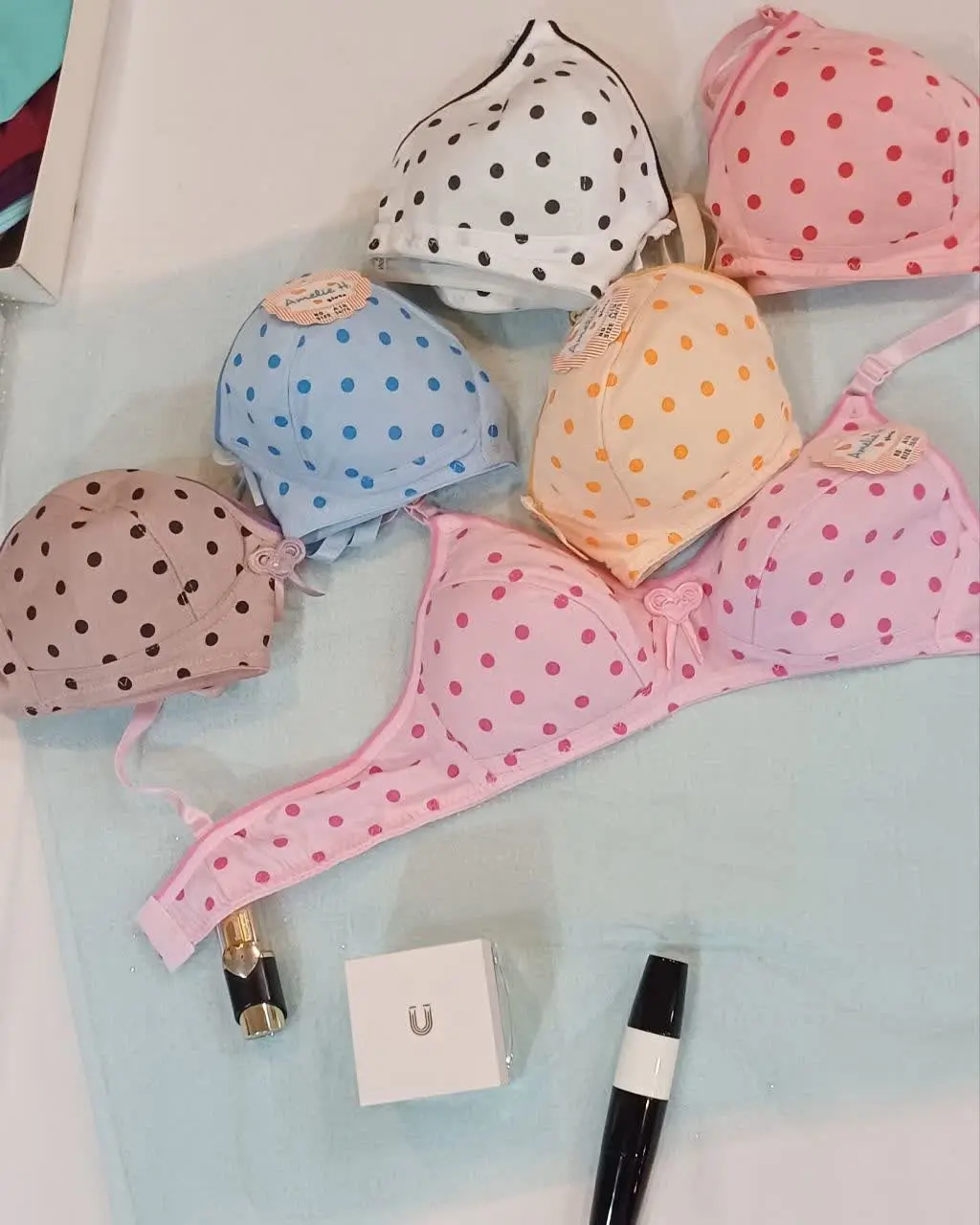 سوتین دخترانه نخ پنبه وارداتی
