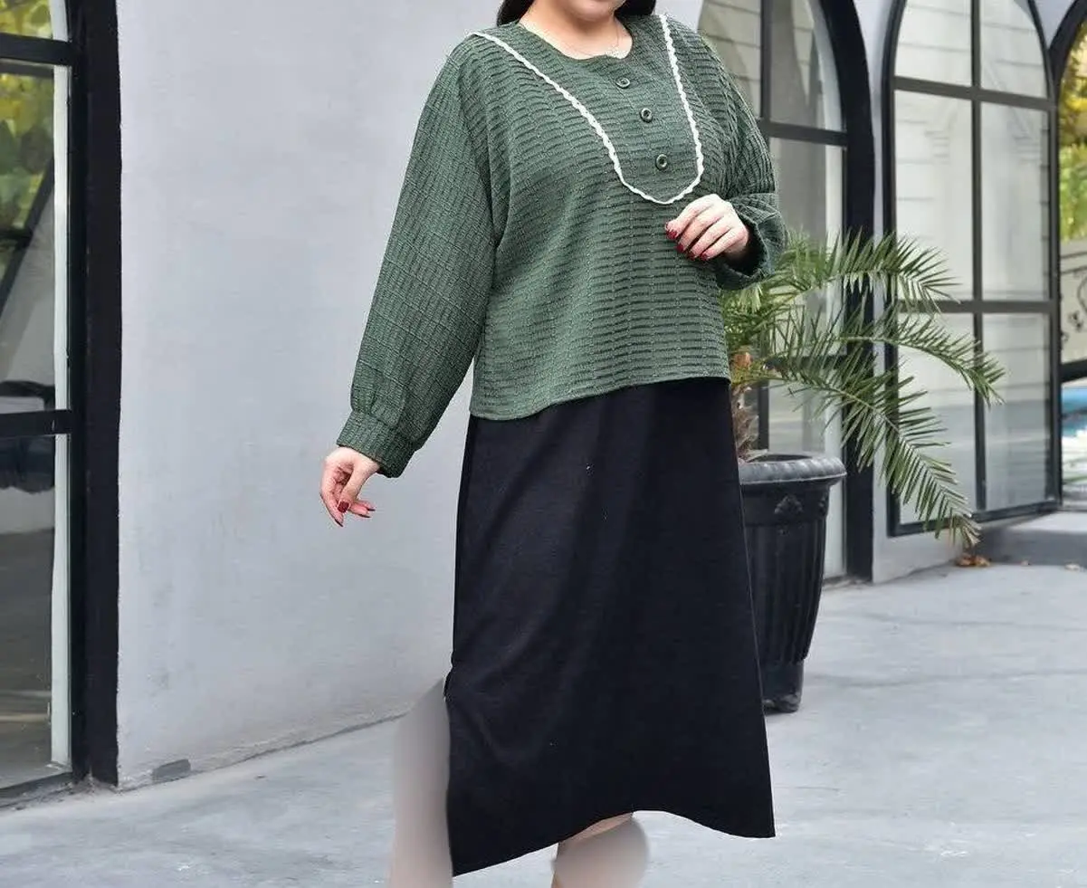 ست زیر و رو یقه کنفی 😍
