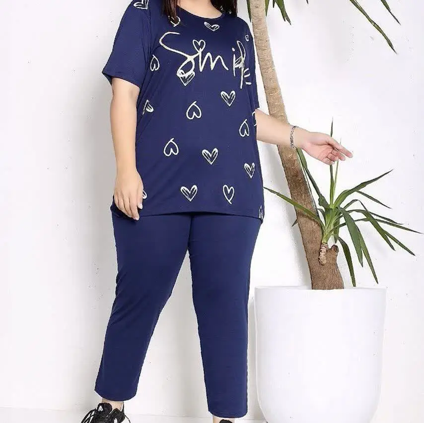 ست تیشرت و شلوار سایز بزرگ