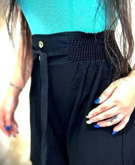 نام: 🪅 شلوار بگ نخی کمر مانکنی 🪅
