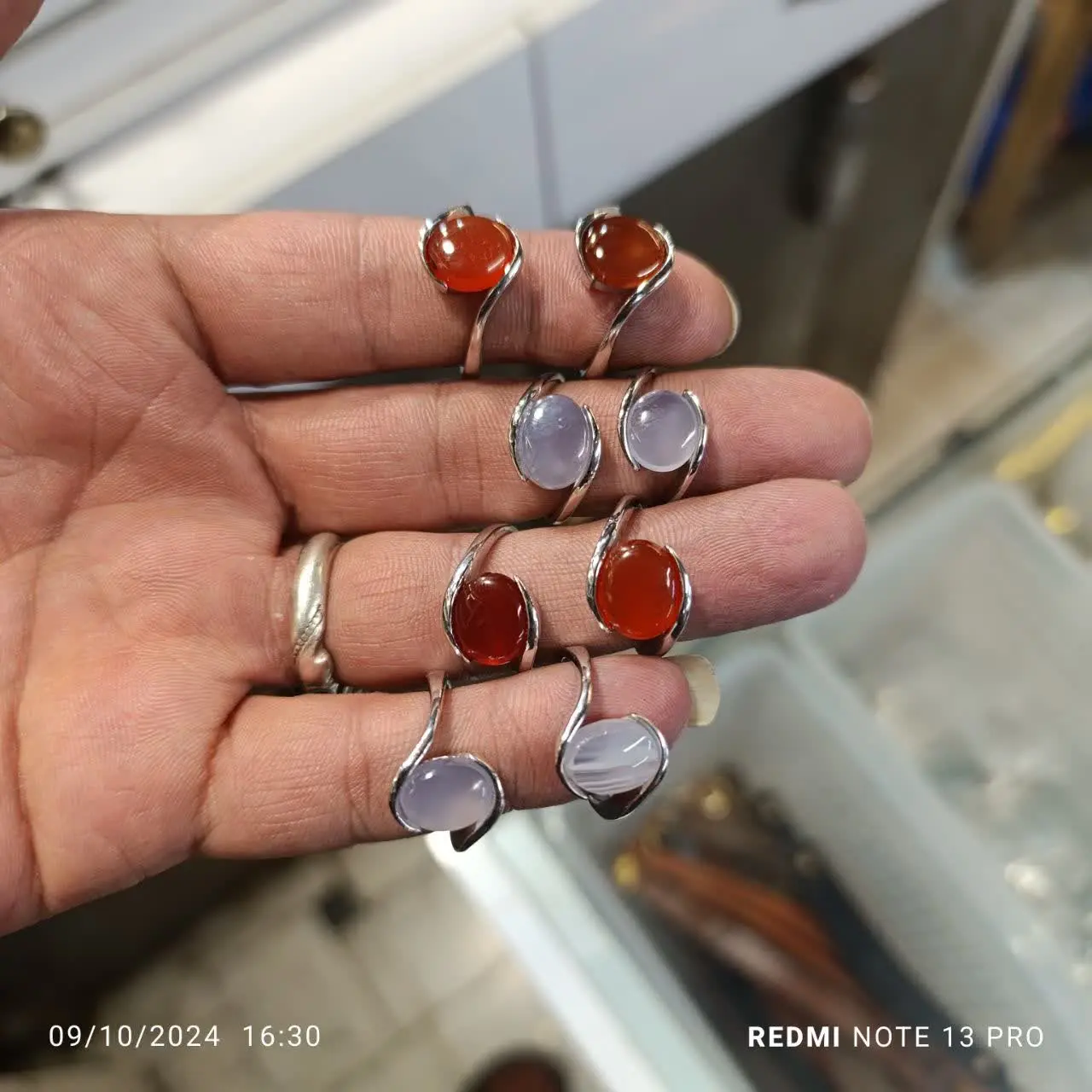 ۱۰ عدد انگشتر پر طرفدار مدل پیچکی موجود شد ❌❌
