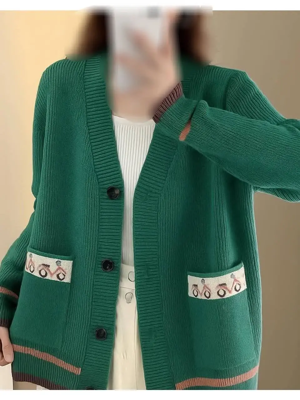 ژاکت بافت شیک و زیبا 👍