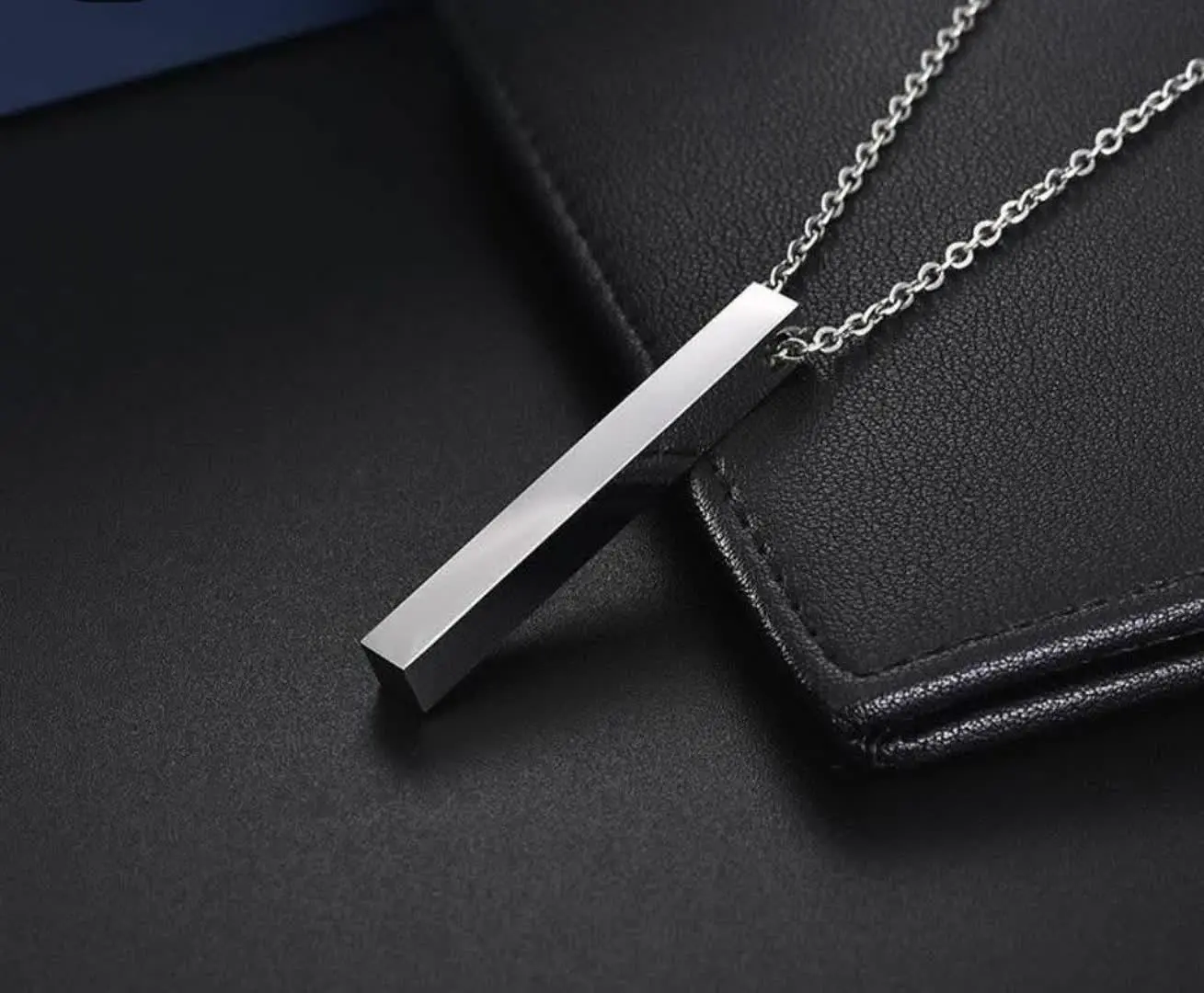 💍گردنبند مکعب عشق نقره ای 🤩