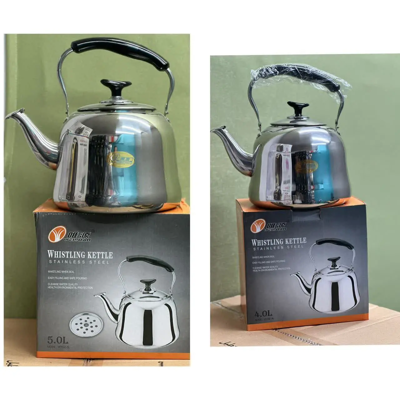 کتری لوله دار ضخیم ۴ لیتر و ۵ لیتر تعداد خیلی محدود 
