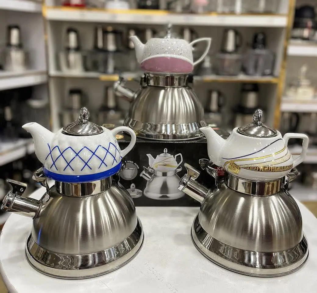 کتری قوری سوتی رنگی Autumn 💥
