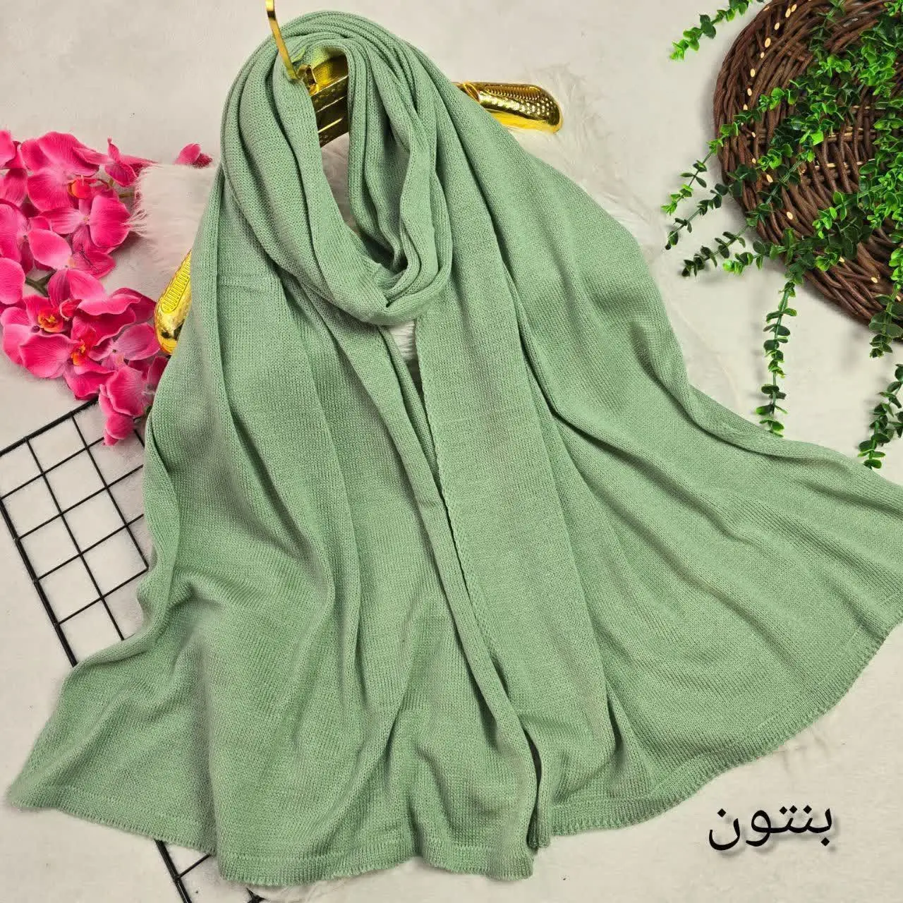 شال بافت مناسب پاییز🍁 رنگ ب...