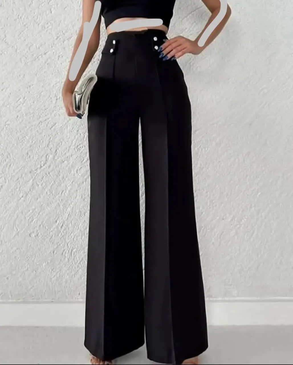 🦋نام محصول: شلوار بوتکات دکمه دار 
