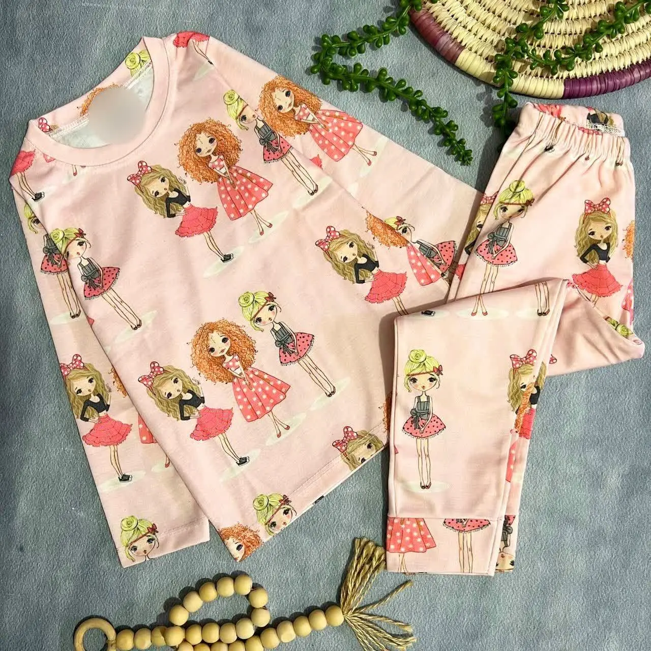 👚نام: ست راحتی پاییزه سه دختر
