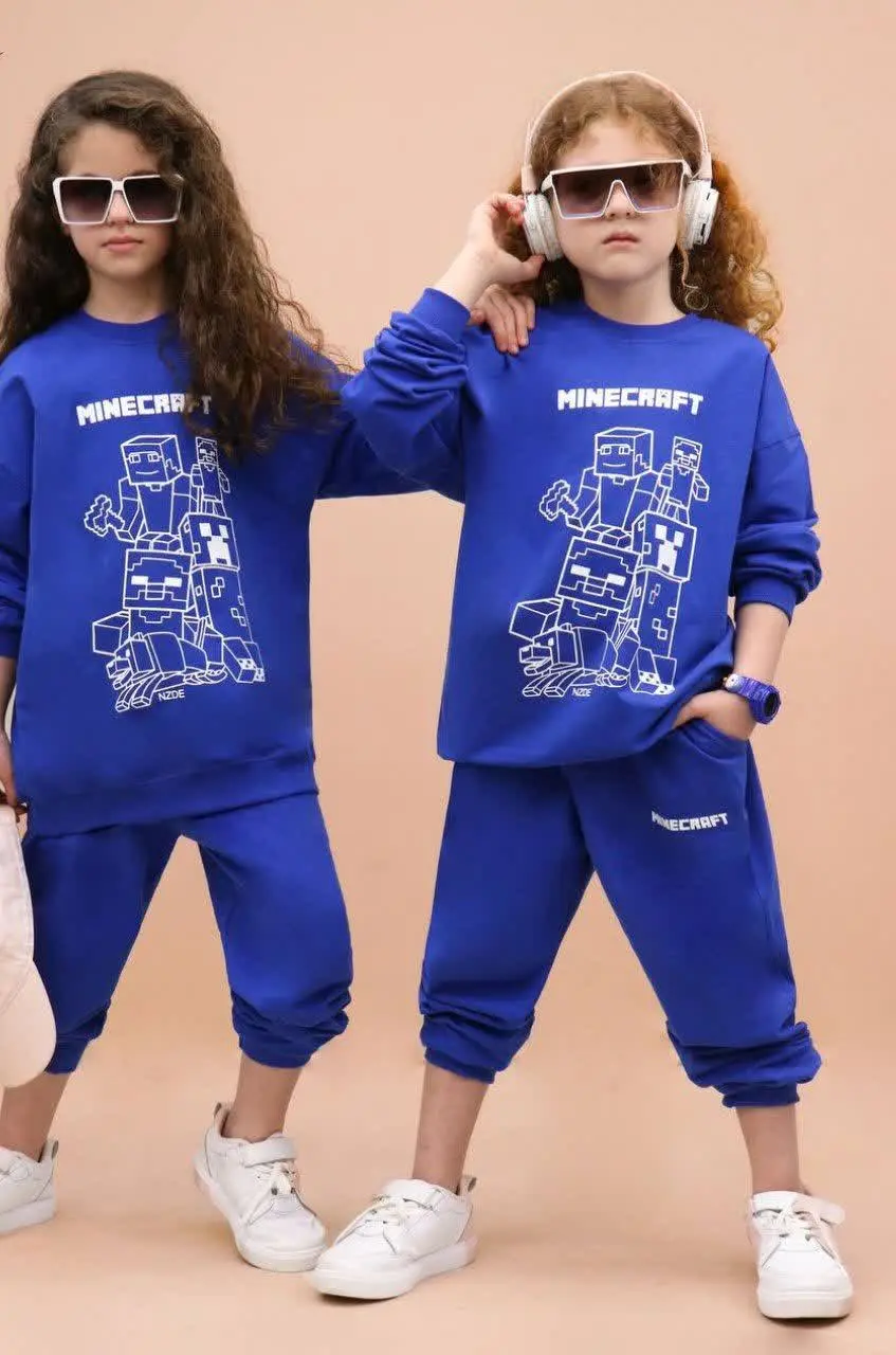 💚🌸اسم: بلوز شلوار بگ استایل Minecraft NZDE💚🌸
