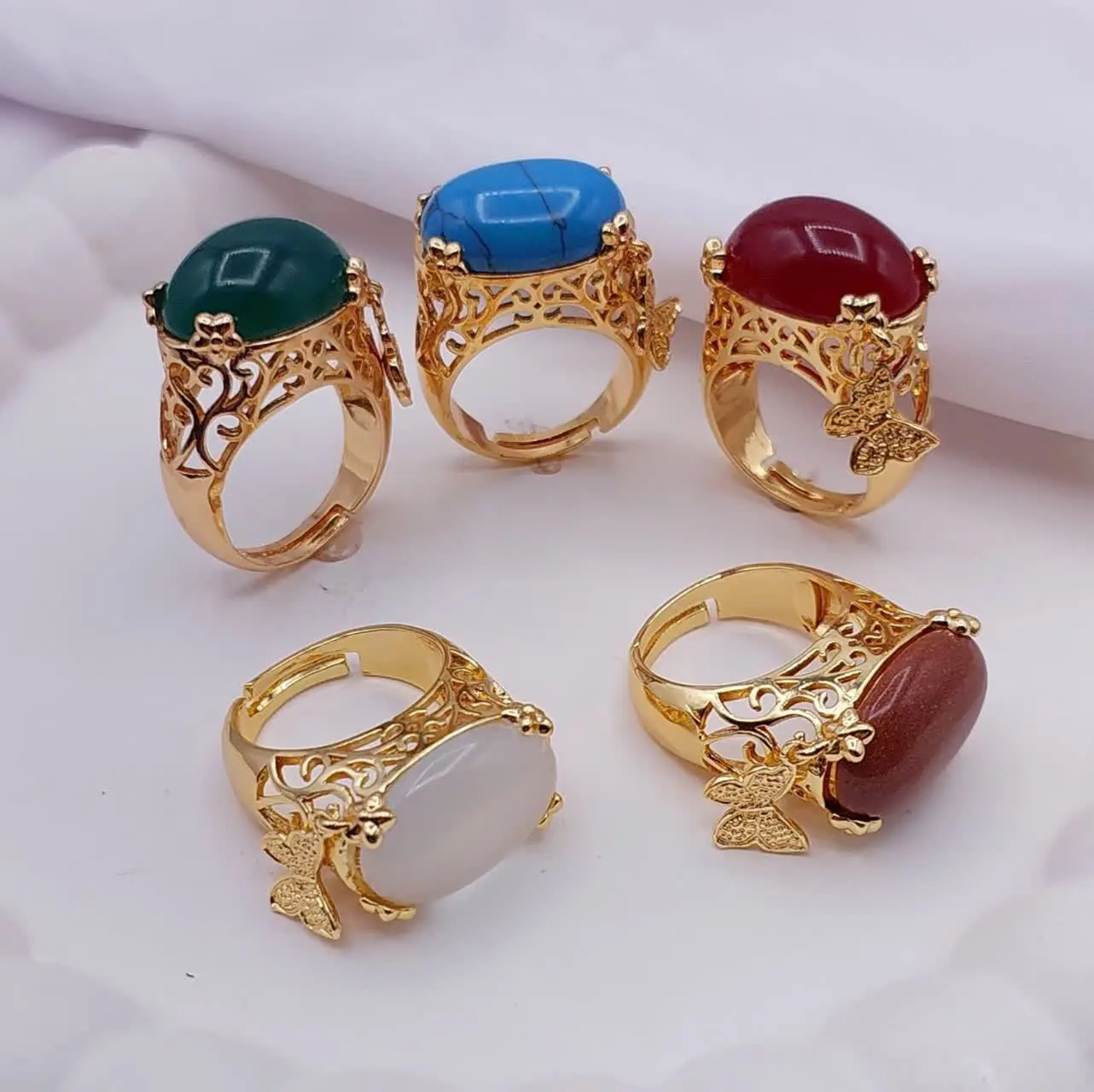 #انگشتر سنگ دار جدید😍
